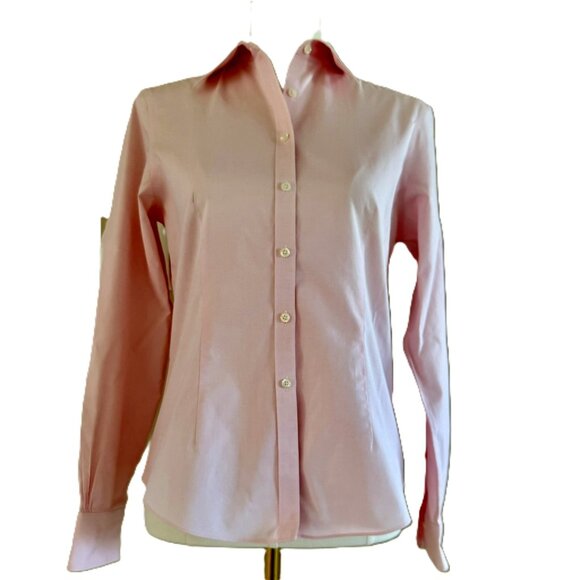 Brooks Brothers Tops - Brooks Brothers | Light Pink No-Iron Cotton Dress Shirt Sz 4